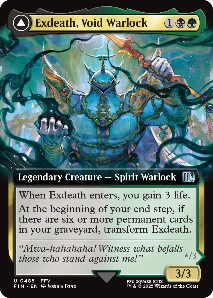 Exdeath, Void Warlock // Neo Exdeath, Dimension's End (Extended Art) [FINAL FANTASY] | Exor Games Bridgewater