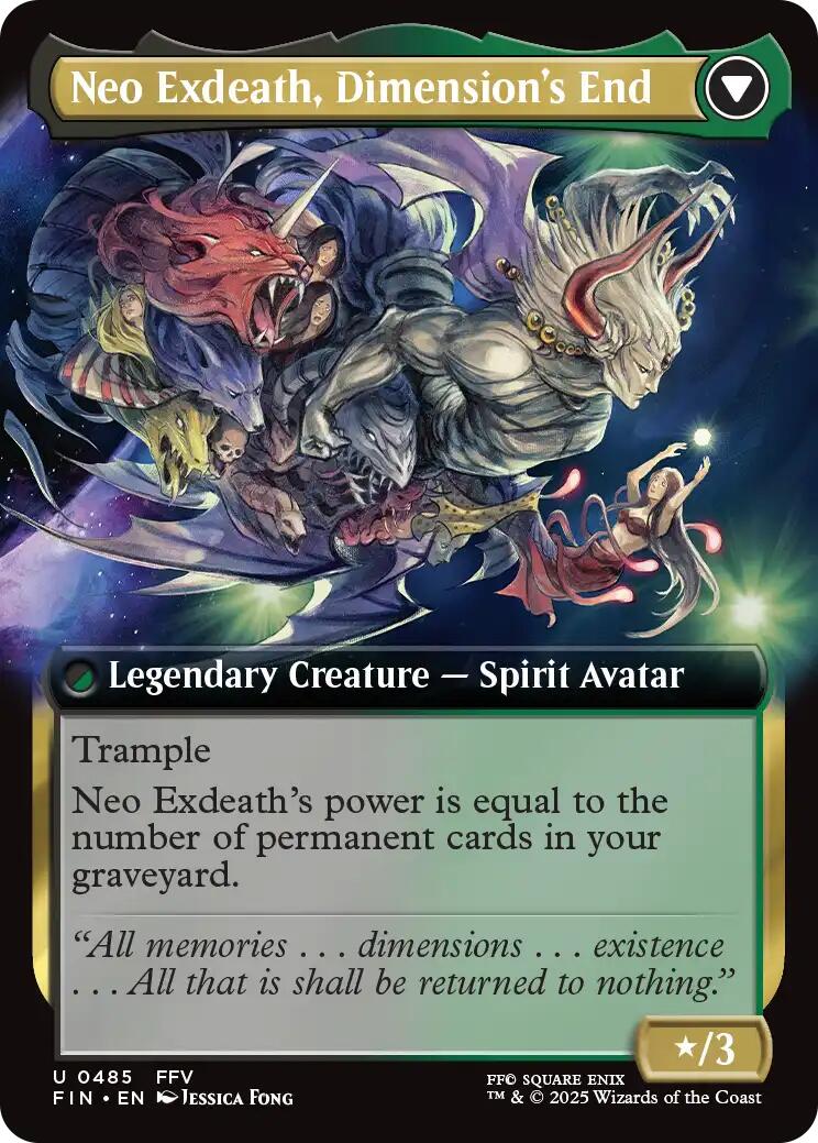 Exdeath, Void Warlock // Neo Exdeath, Dimension's End (Extended Art) [FINAL FANTASY] | Exor Games Bridgewater