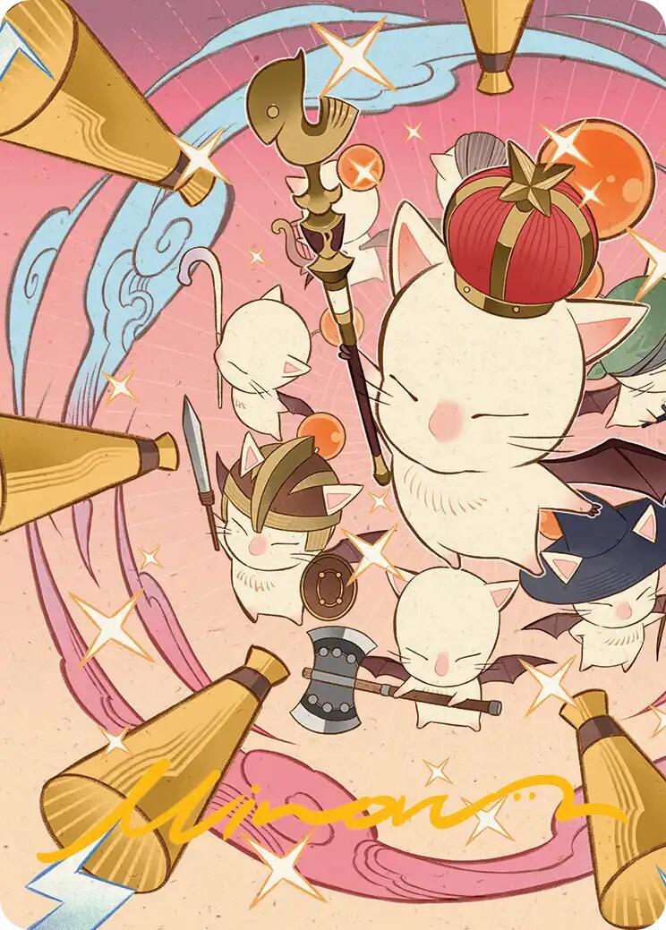 Summon: Good King Mog XII Art Card (Gold-Stamped Signature) [FINAL FANTASY Art Series] | Exor Games Bridgewater
