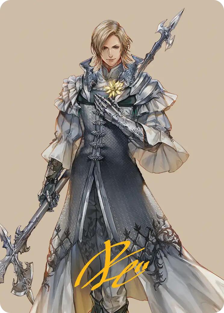 Dion, Bahamut's Dominant Art Card (Gold-Stamped Signature) [FINAL FANTASY Art Series] | Exor Games Bridgewater