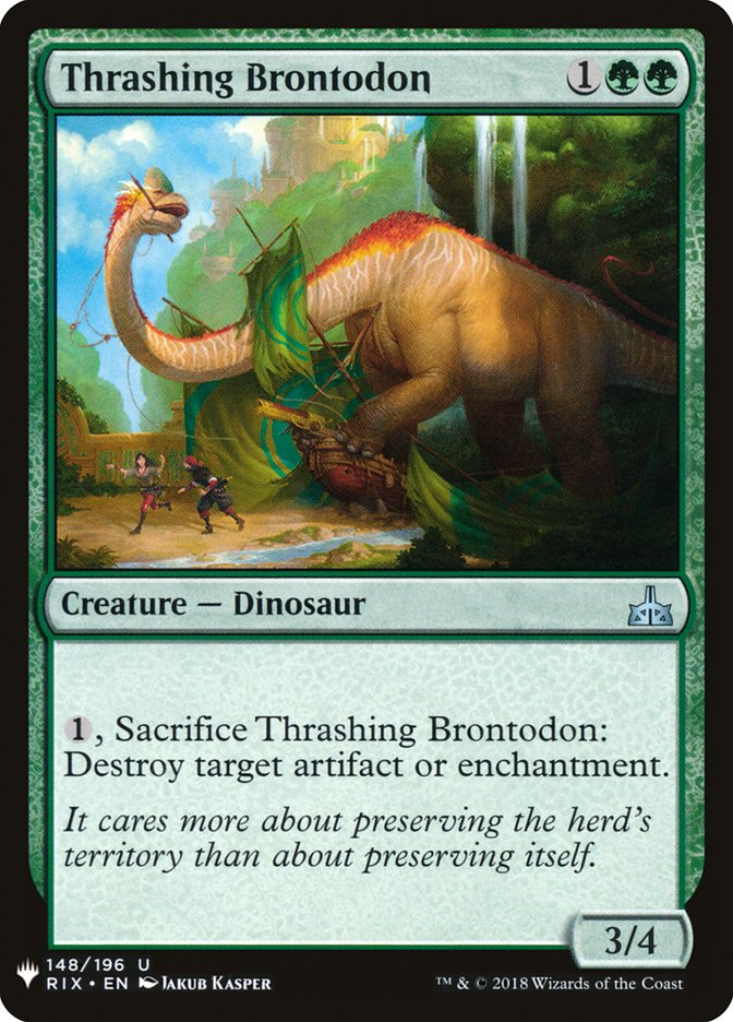 Thrashing Brontodon [Mystery Booster] | Exor Games Bridgewater