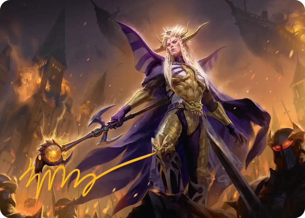 The Emperor of Palamecia Art Card (Gold-Stamped Signature) [FINAL FANTASY Art Series] | Exor Games Bridgewater