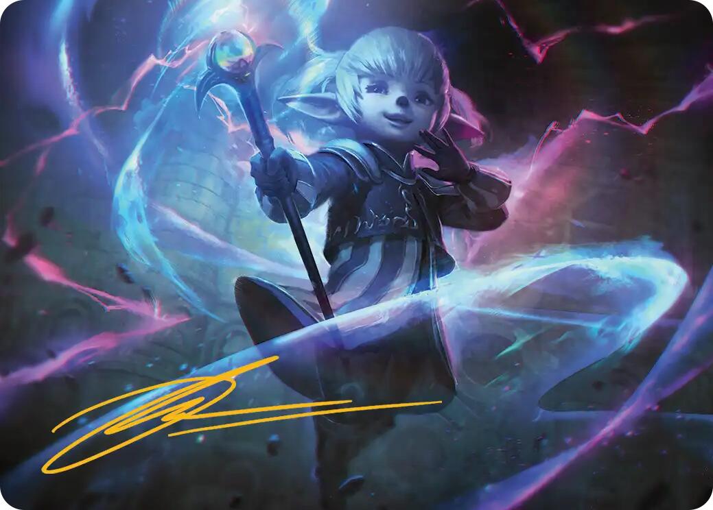Shantotto, Tactician Magician Art Card (Gold-Stamped Signature) [FINAL FANTASY Art Series] | Exor Games Bridgewater