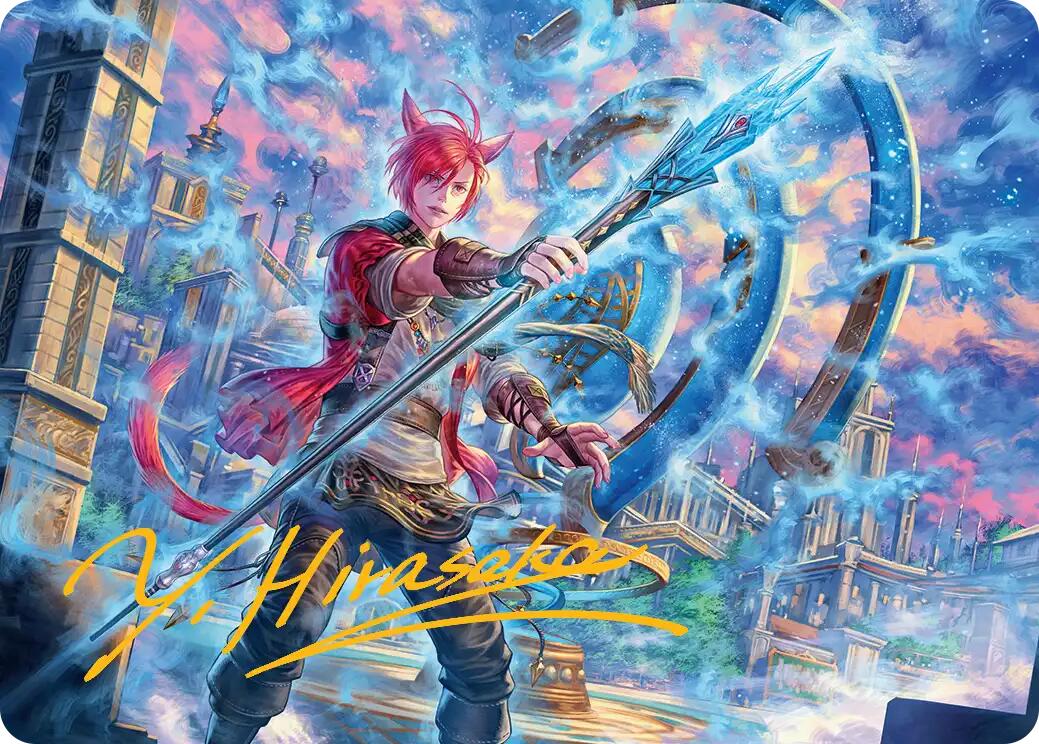 G'raha Tia, Scion Reborn Art Card (19) (Gold-Stamped Signature) [FINAL FANTASY Art Series] | Exor Games Bridgewater