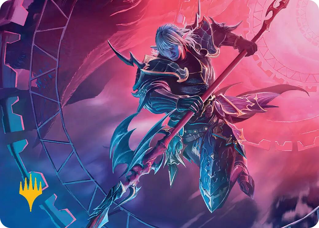 Estinien Varlineau Art Card (Gold-Stamped Planeswalker Symbol) [FINAL FANTASY Art Series] | Exor Games Bridgewater