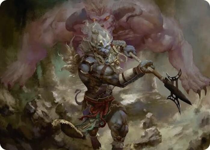 Kimahri, Valiant Guardian Art Card [FINAL FANTASY Art Series] | Exor Games Bridgewater