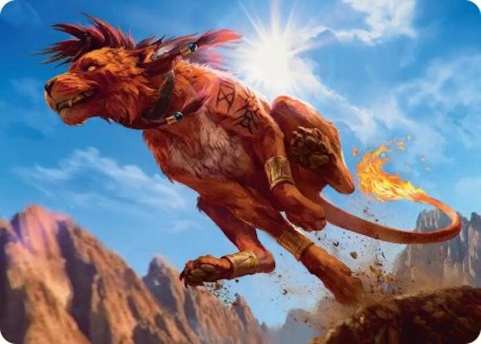 Red XIII, Proud Warrior Art Card [FINAL FANTASY Art Series] | Exor Games Bridgewater