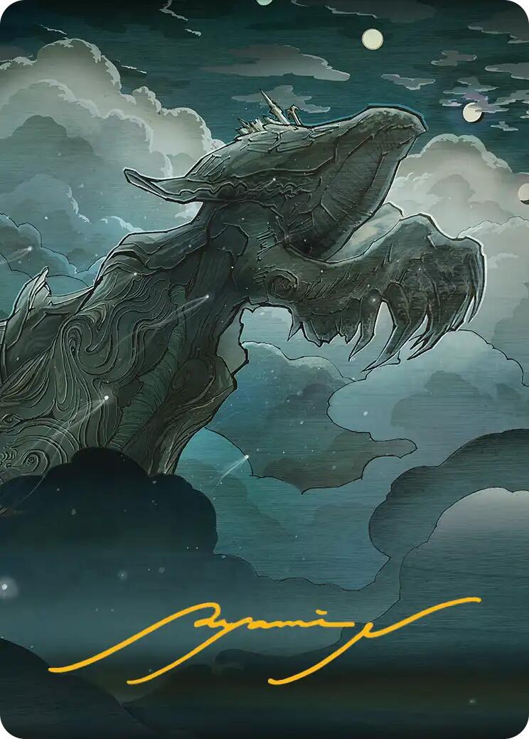 Sin, Spira's Punishment Art Card (Gold-Stamped Signature) [FINAL FANTASY Art Series] | Exor Games Bridgewater