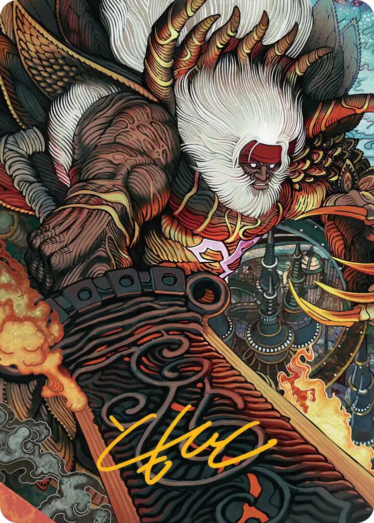 Braska's Final Aeon Art Card (Gold-Stamped Signature) [FINAL FANTASY Art Series] | Exor Games Bridgewater