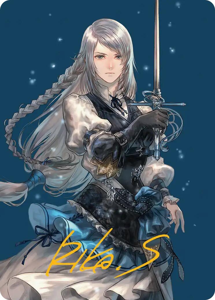 Jill, Shiva's Dominant Art Card (Gold-Stamped Signature) [FINAL FANTASY Art Series] | Exor Games Bridgewater