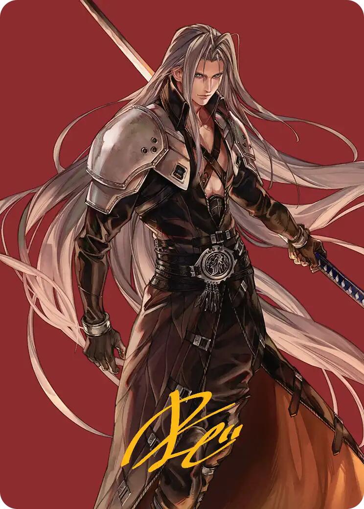 Sephiroth, Fabled SOLDIER Art Card (Gold-Stamped Signature) [FINAL FANTASY Art Series] | Exor Games Bridgewater