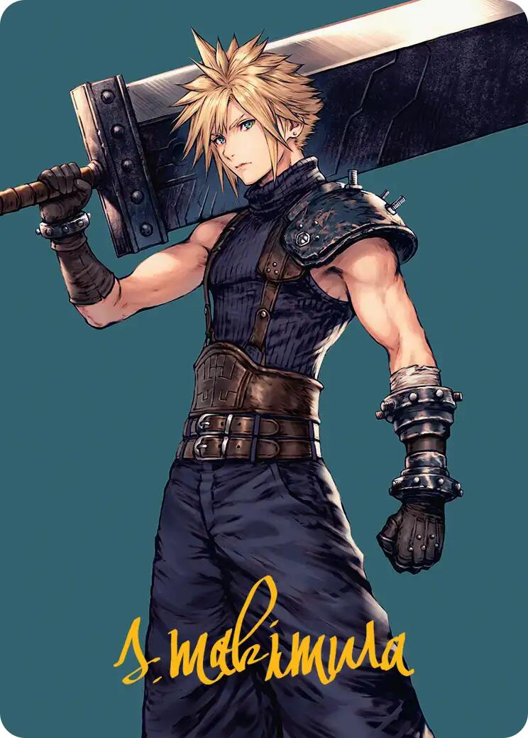 Cloud, Ex-SOLDIER Art Card (Gold-Stamped Signature) [FINAL FANTASY Art Series] | Exor Games Bridgewater