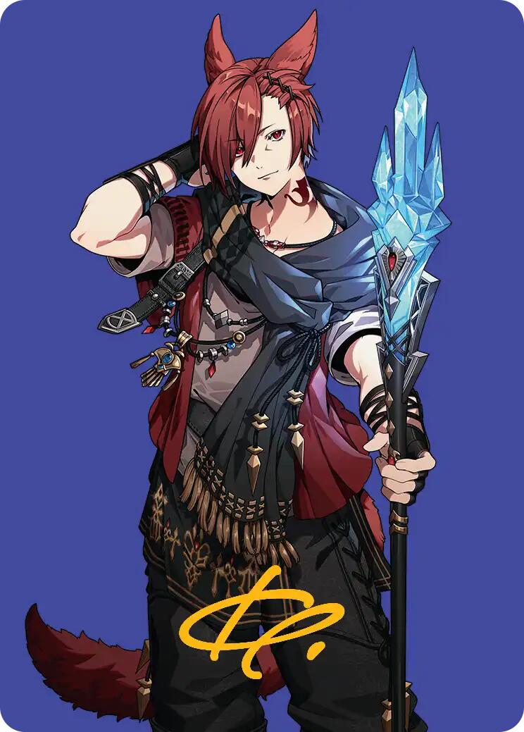 G'raha Tia, Scion Reborn Art Card (51) (Gold-Stamped Signature) [FINAL FANTASY Art Series] | Exor Games Bridgewater