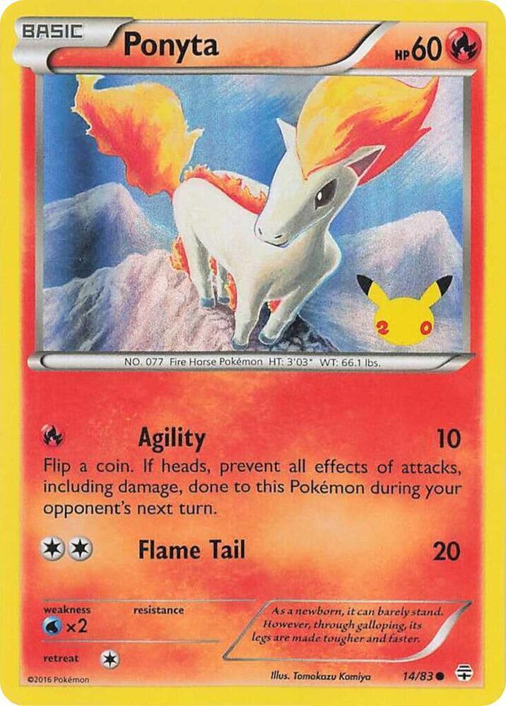 Ponyta (014/083) (UK Exclusive Promo) [Miscellaneous Cards] | Exor Games Bridgewater