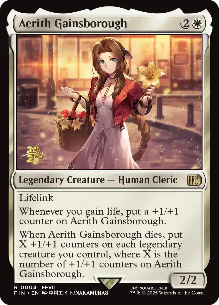 Aerith Gainsborough [FINAL FANTASY Prerelease Promo] | Exor Games Bridgewater