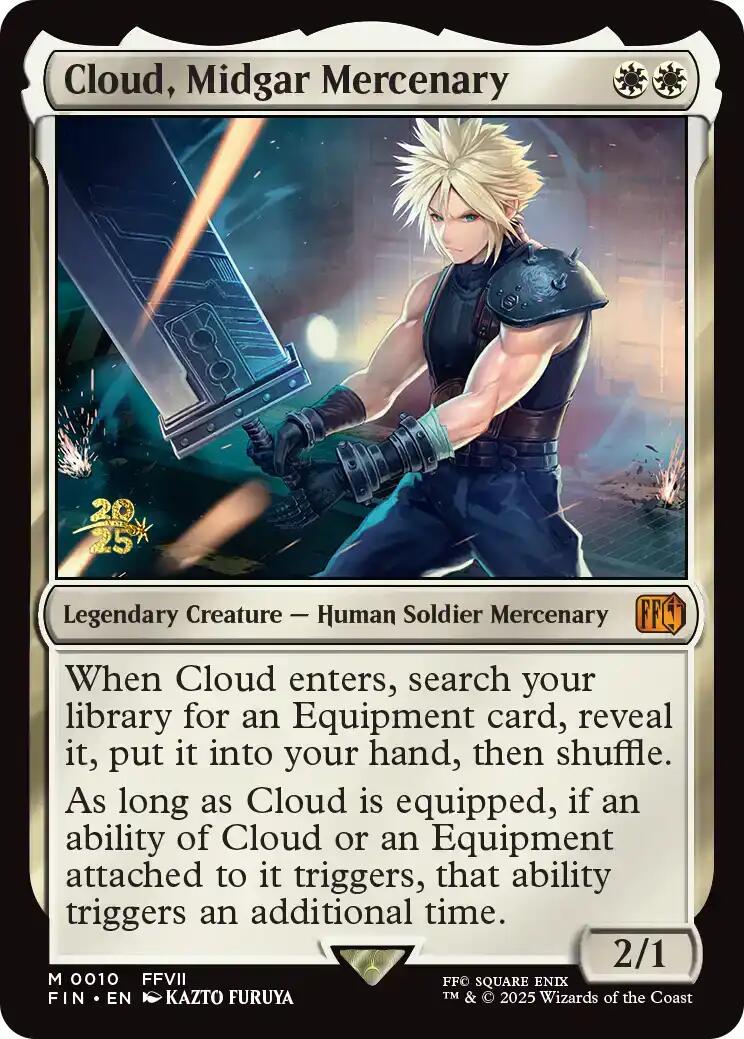 Cloud, Midgar Mercenary [FINAL FANTASY Prerelease Promo] | Exor Games Bridgewater