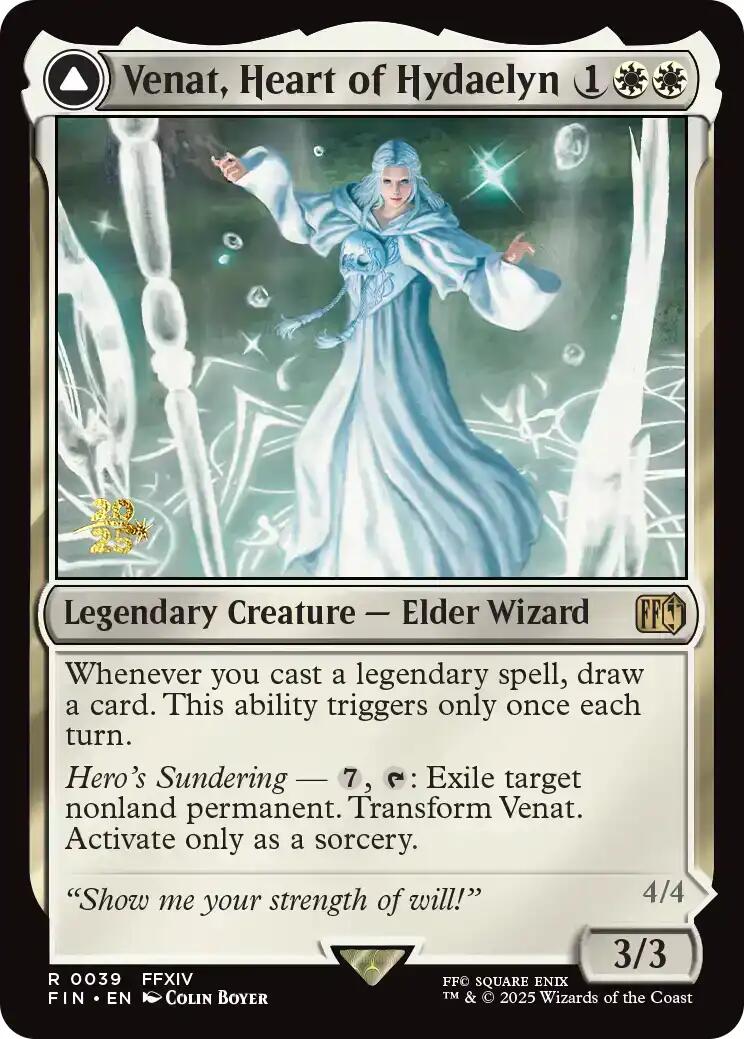 Venat, Heart of Hydaelyn // Hydaelyn, the Mothercrystal [FINAL FANTASY Prerelease Promo] | Exor Games Bridgewater