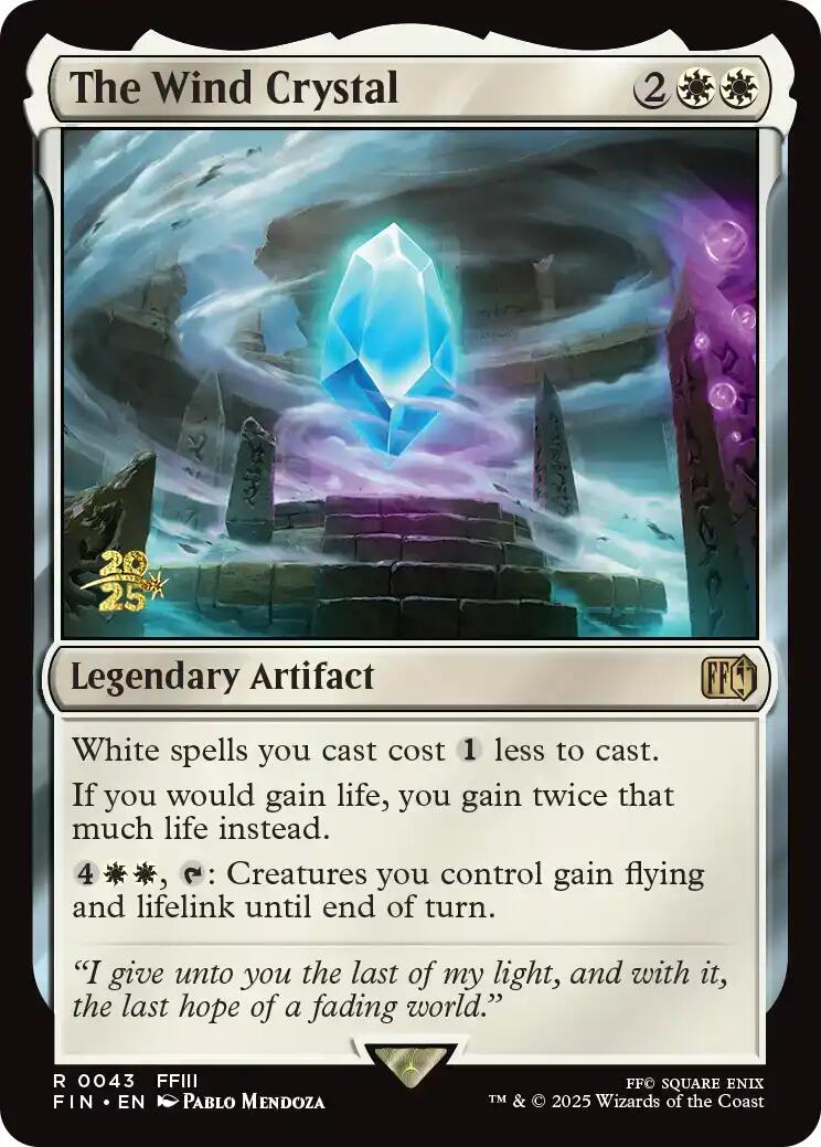 The Wind Crystal [FINAL FANTASY Prerelease Promo] | Exor Games Bridgewater