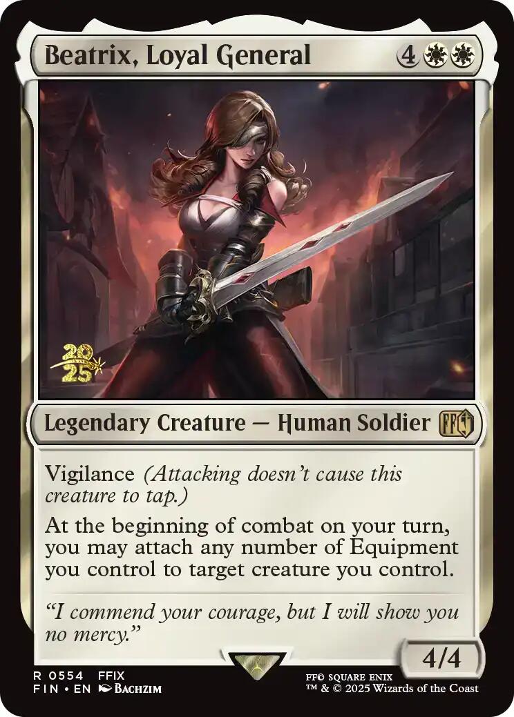 Beatrix, Loyal General [FINAL FANTASY Prerelease Promo] | Exor Games Bridgewater