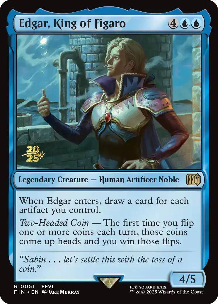 Edgar, King of Figaro [FINAL FANTASY Prerelease Promo] | Exor Games Bridgewater