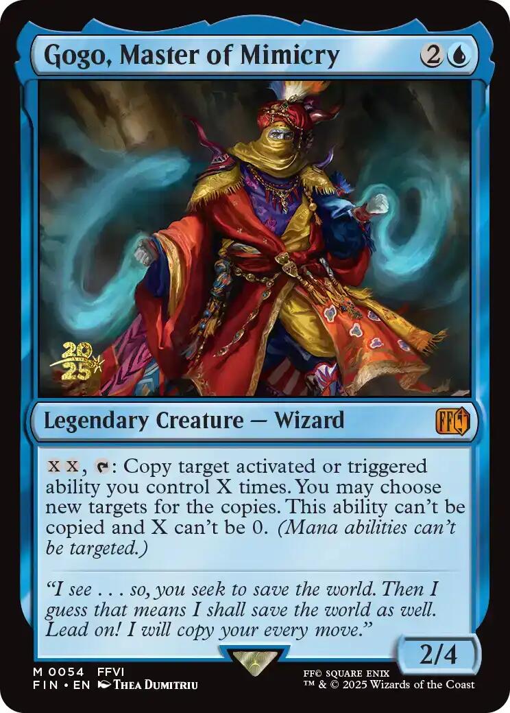 Gogo, Master of Mimicry [FINAL FANTASY Prerelease Promo] | Exor Games Bridgewater