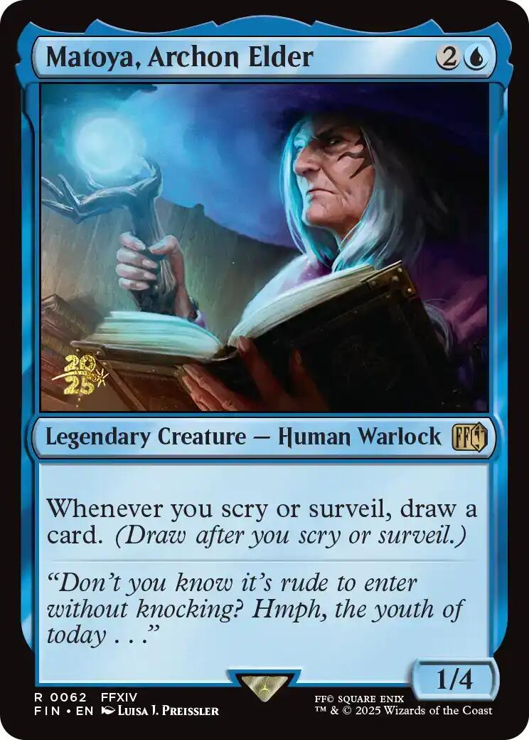 Matoya, Archon Elder [FINAL FANTASY Prerelease Promo] | Exor Games Bridgewater