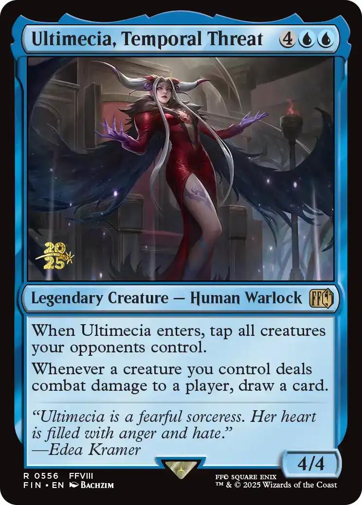 Ultimecia, Temporal Threat [FINAL FANTASY Prerelease Promo] | Exor Games Bridgewater