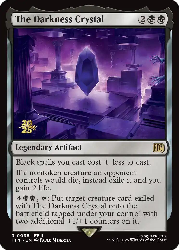 The Darkness Crystal [FINAL FANTASY Prerelease Promo] | Exor Games Bridgewater