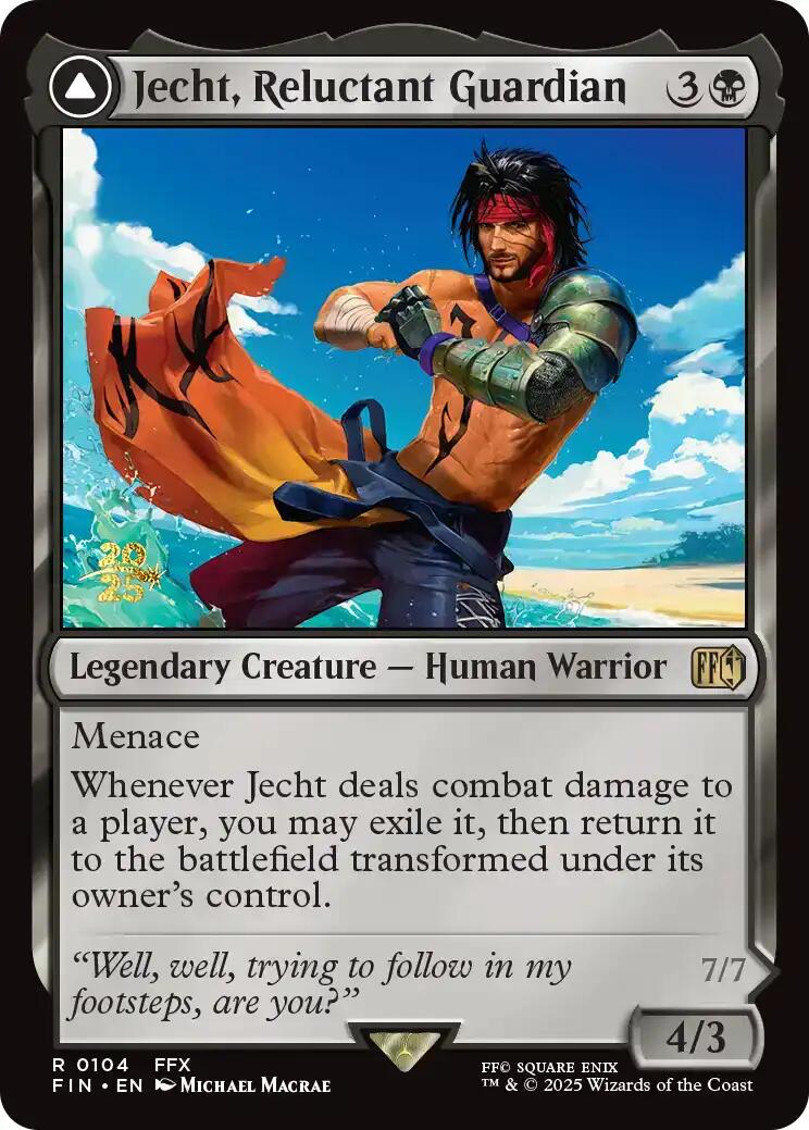 Jecht, Reluctant Guardian // Braska's Final Aeon [FINAL FANTASY Prerelease Promo] | Exor Games Bridgewater