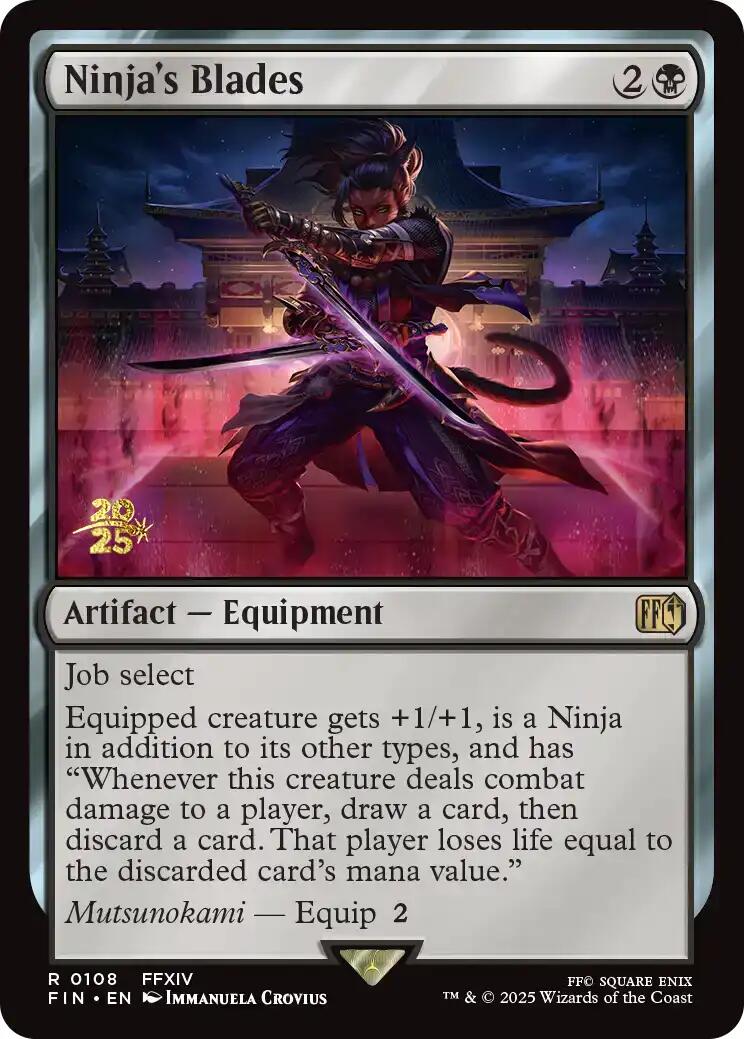 Ninja's Blades [FINAL FANTASY Prerelease Promo] | Exor Games Bridgewater