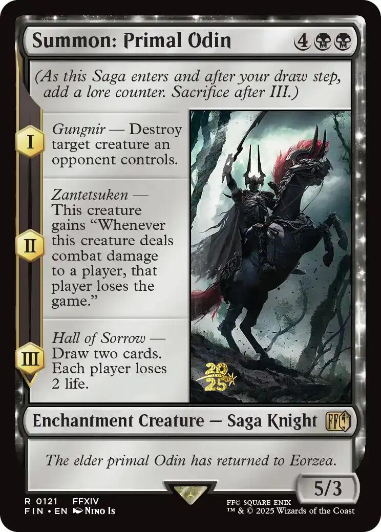 Summon: Primal Odin [FINAL FANTASY Prerelease Promo] | Exor Games Bridgewater