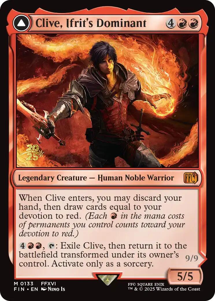 Clive, Ifrit's Dominant [FINAL FANTASY Prerelease Promo] | Exor Games Bridgewater