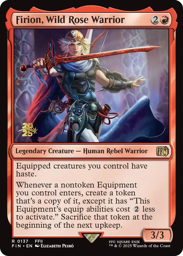 Firion, Wild Rose Warrior [FINAL FANTASY Prerelease Promo] | Exor Games Bridgewater