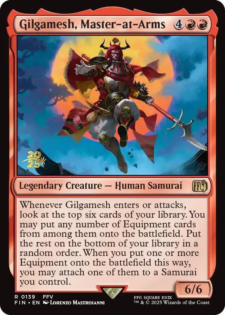 Gilgamesh, Master-at-Arms [FINAL FANTASY Prerelease Promo] | Exor Games Bridgewater
