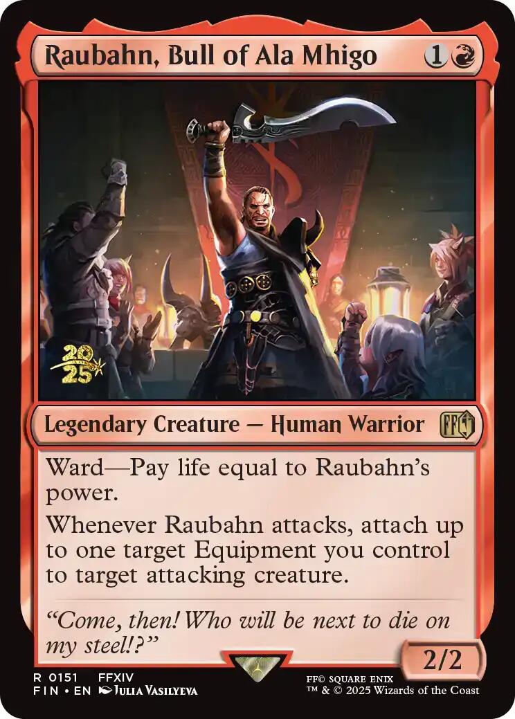 Raubahn, Bull of Ala Mhigo [FINAL FANTASY Prerelease Promo] | Exor Games Bridgewater