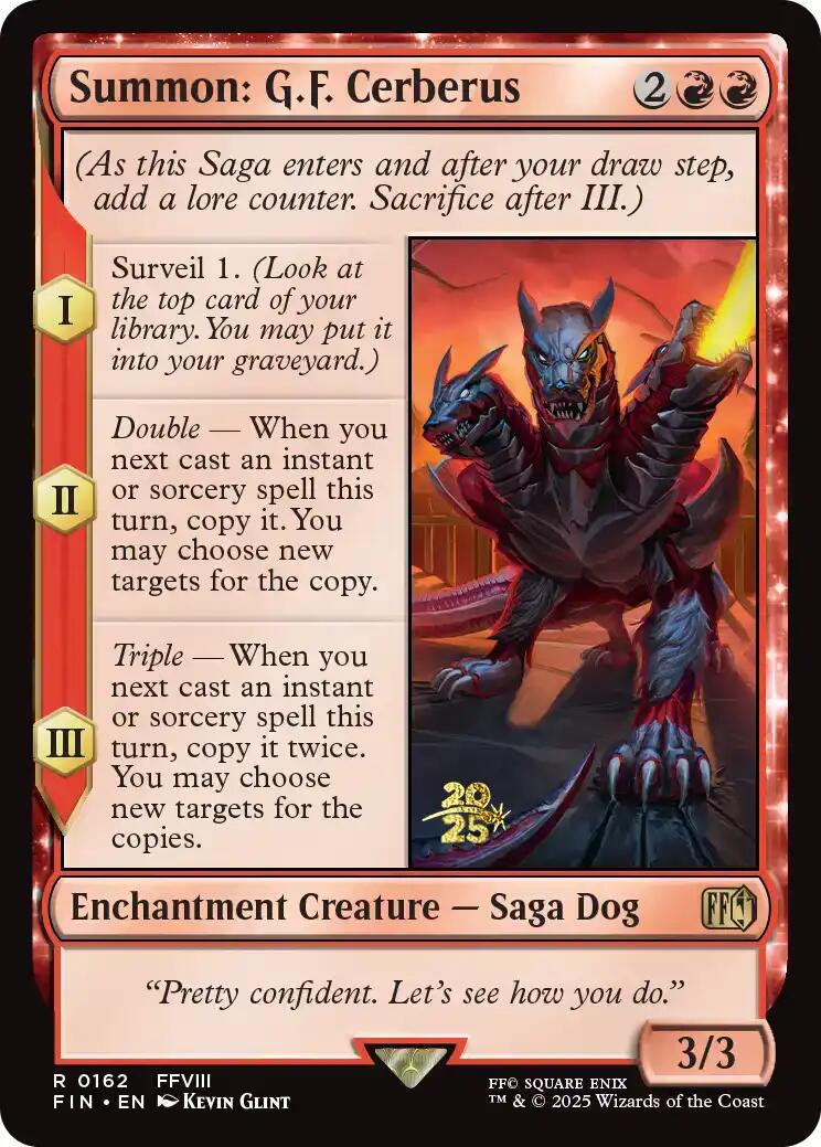Summon: G.F. Cerberus [FINAL FANTASY Prerelease Promo] | Exor Games Bridgewater
