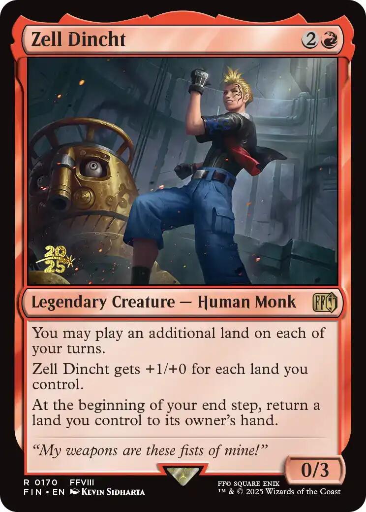 Zell Dincht [FINAL FANTASY Prerelease Promo] | Exor Games Bridgewater