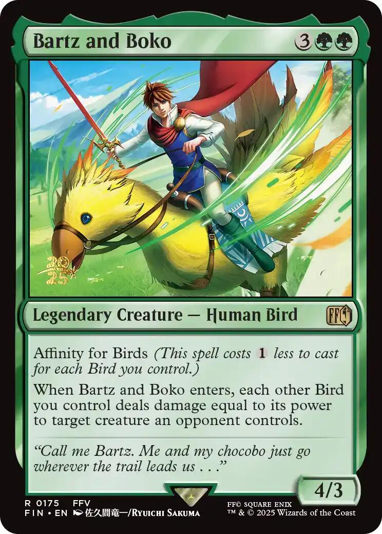Bartz and Boko [FINAL FANTASY Prerelease Promo] | Exor Games Bridgewater