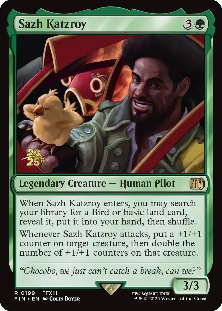 Sazh Katzroy [FINAL FANTASY Prerelease Promo] | Exor Games Bridgewater