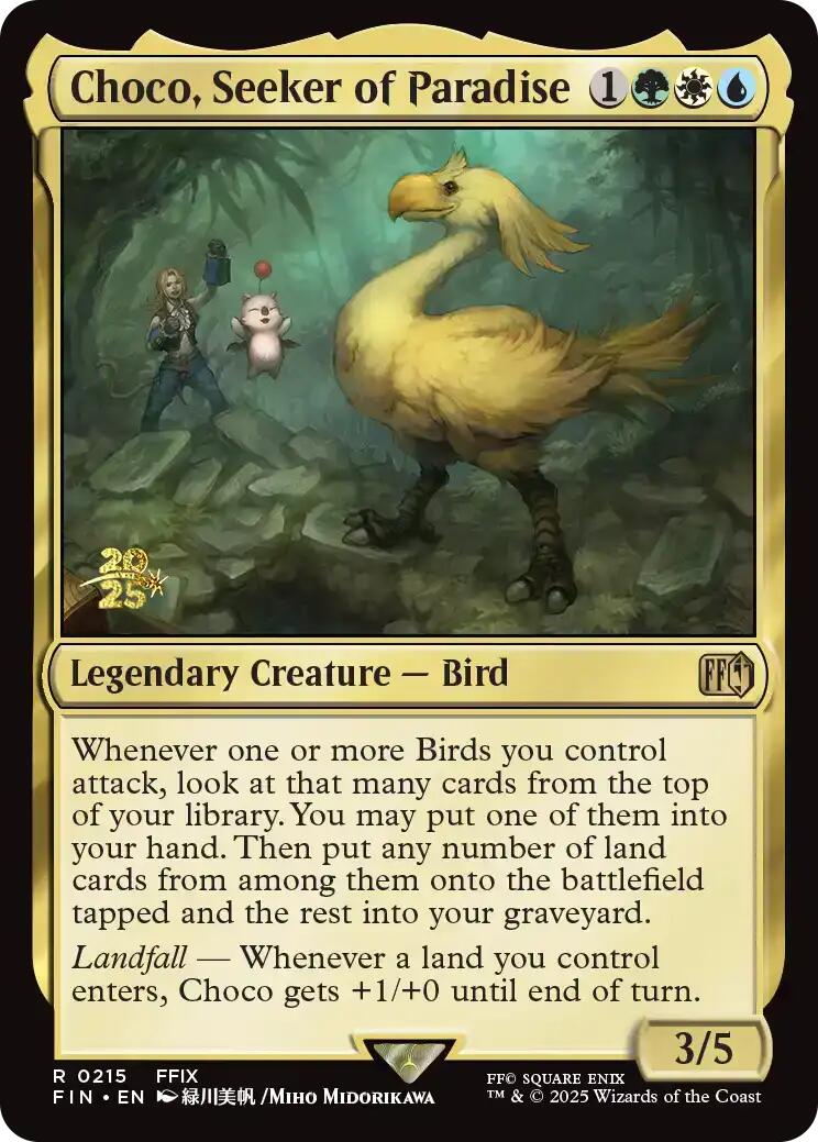 Choco, Seeker of Paradise [FINAL FANTASY Prerelease Promo] | Exor Games Bridgewater