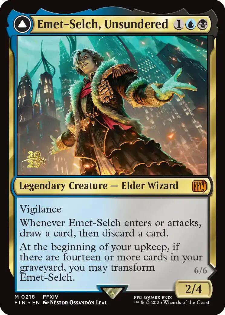 Emet-Selch, Unsundered // Hades, Sorcerer of Eld [FINAL FANTASY Prerelease Promo] | Exor Games Bridgewater