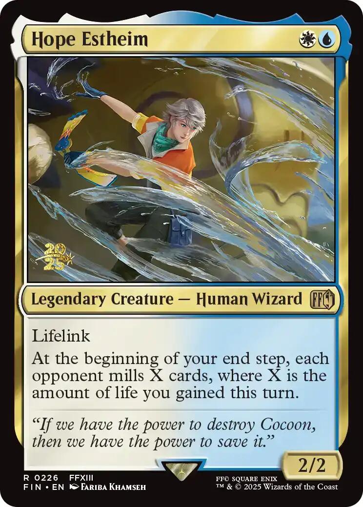 Hope Estheim [FINAL FANTASY Prerelease Promo] | Exor Games Bridgewater