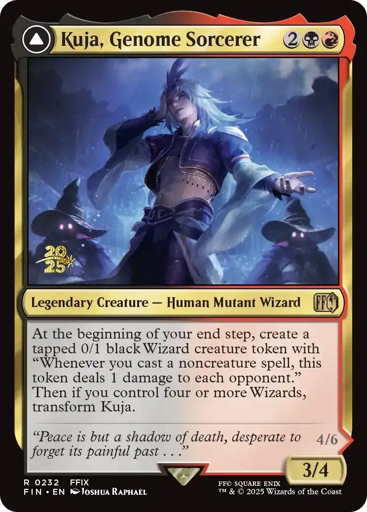 Kuja, Genome Sorcerer // Trance Kuja, Fate Defied [FINAL FANTASY Prerelease Promo] | Exor Games Bridgewater