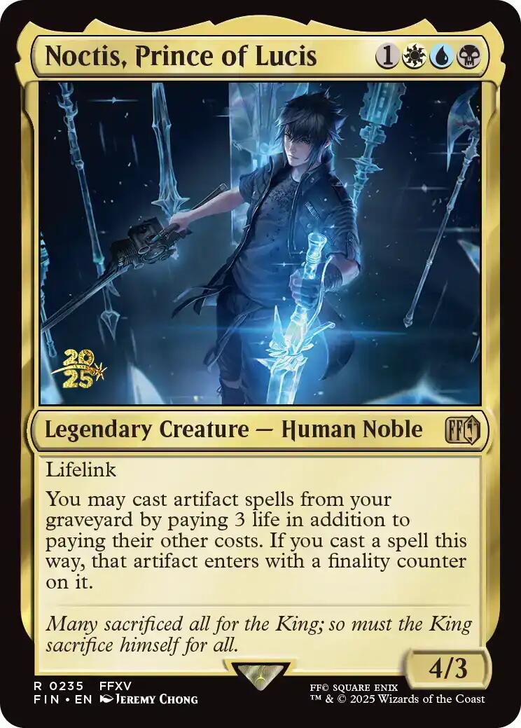 Noctis, Prince of Lucis [FINAL FANTASY Prerelease Promo] | Exor Games Bridgewater