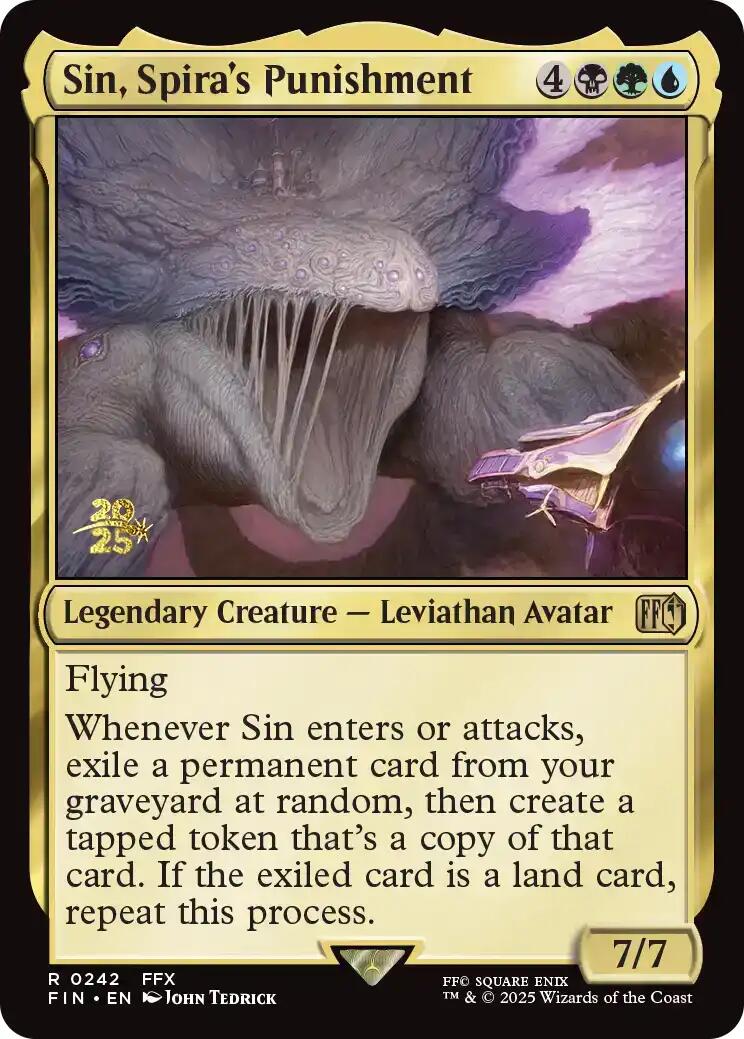 Sin, Spira's Punishment [FINAL FANTASY Prerelease Promo] | Exor Games Bridgewater