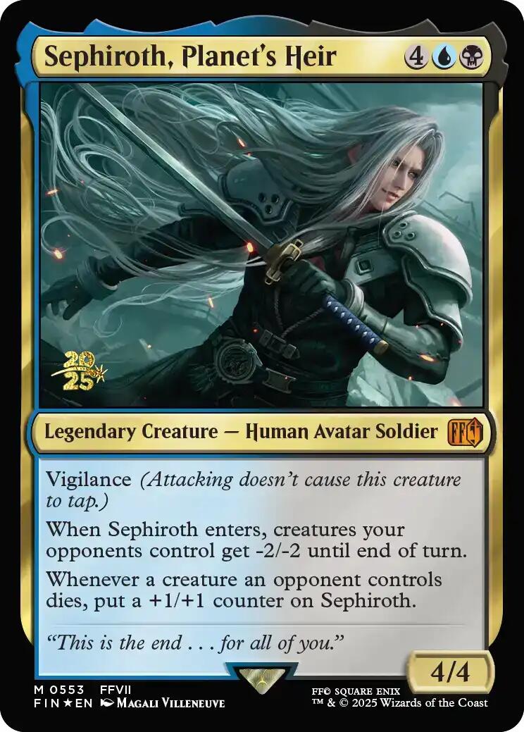 Sephiroth, Planet's Heir [FINAL FANTASY Prerelease Promo] | Exor Games Bridgewater