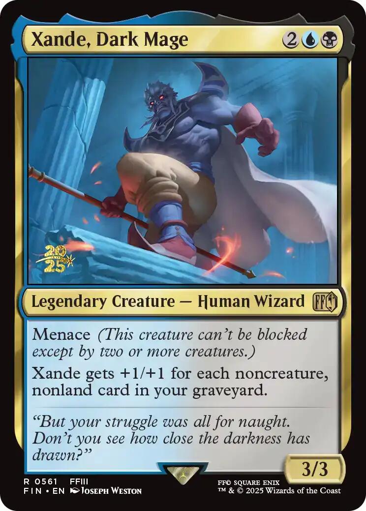 Xande, Dark Mage [FINAL FANTASY Prerelease Promo] | Exor Games Bridgewater