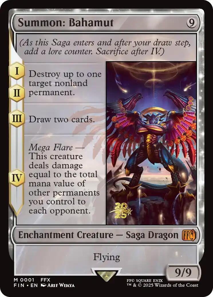 Summon: Bahamut [FINAL FANTASY Prerelease Promo] | Exor Games Bridgewater