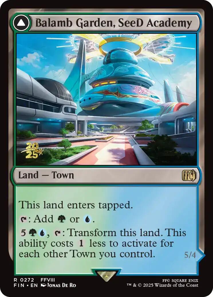 Balamb Garden, SeeD Academy // Balamb Garden, Airborne [FINAL FANTASY Prerelease Promo] | Exor Games Bridgewater