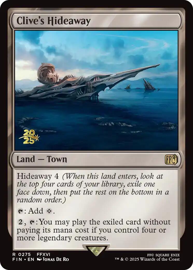 Clive's Hideaway [FINAL FANTASY Prerelease Promo] | Exor Games Bridgewater